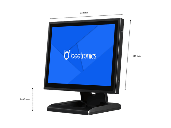 10 Tums Touchskärm, Metall (4:3)