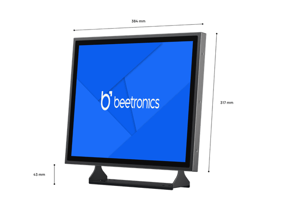 17 Tums Touchskärm, Metall (5:4)