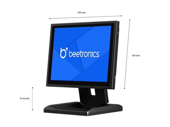 8 Tums Touchskärm, Metall (4:3)