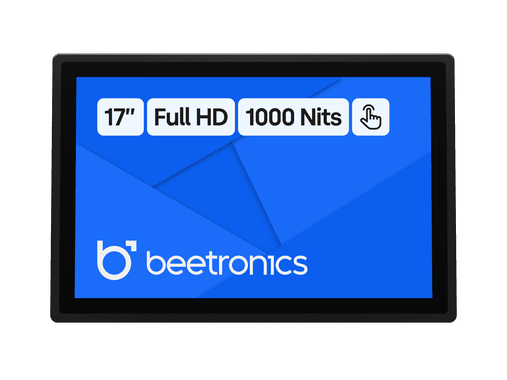 17 Tums Touchskärm, Metall (Hög Ljusstyrka)