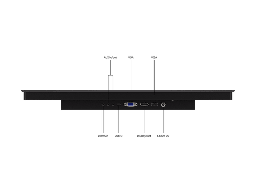 17 Tums Touchskärm, Metall (Hög Ljusstyrka)